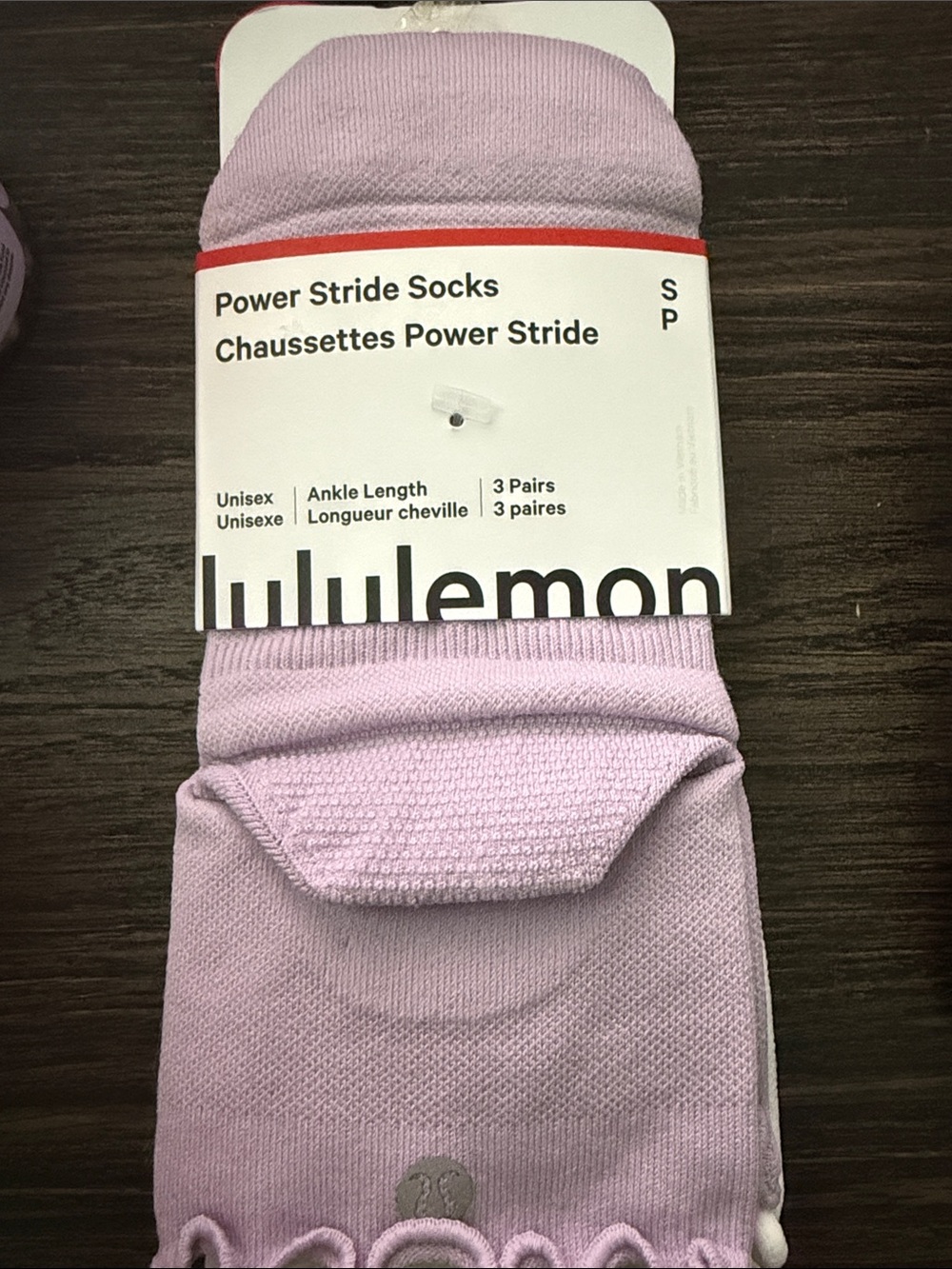 lululemon athletica Power Stride Ankle Socks - Light Purple (3 Pairs)